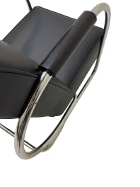 Art Deco Modernist Bauhaus Tubular Steel Lounge Chair by Frits Kuyken, 1936